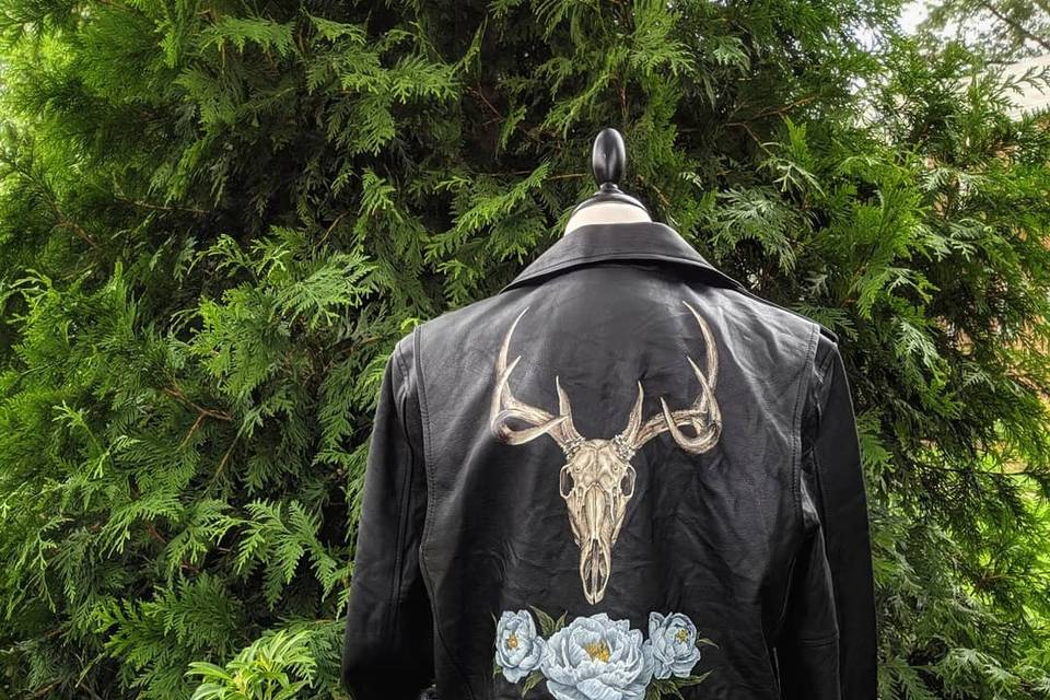 Deer skull bridesmaid jacket