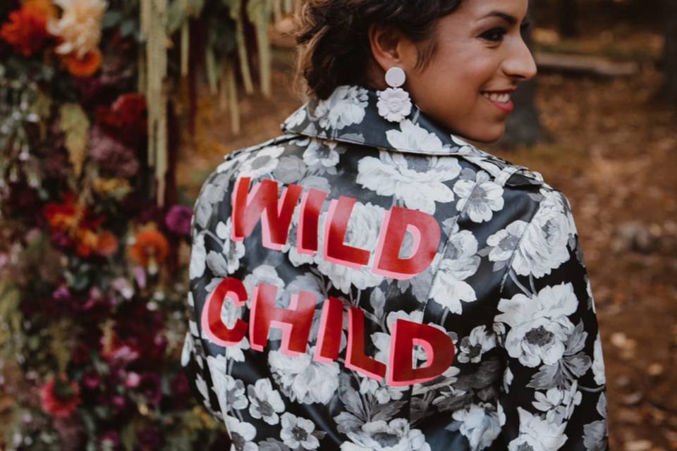 Wild Child Hand Painted Jacket