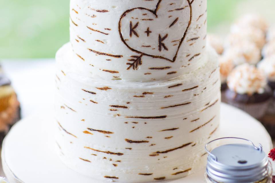 Buttercream Birch Tree