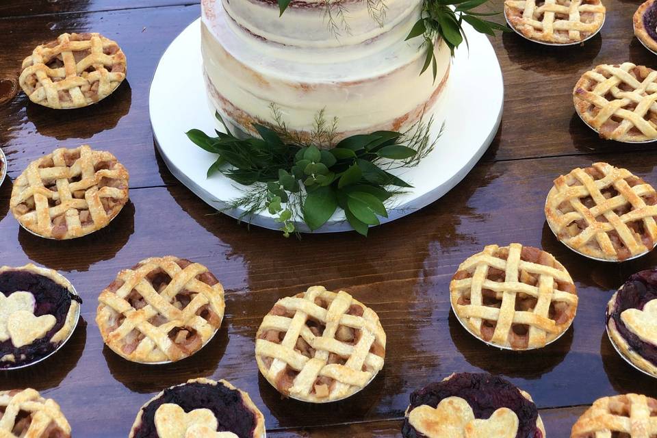 Naked Wedding Cake