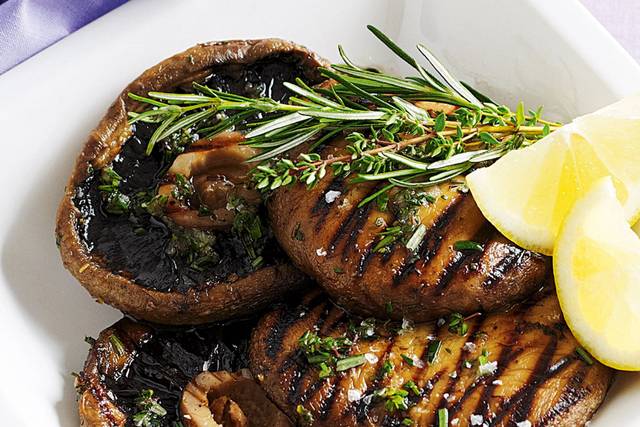Grilled portobello