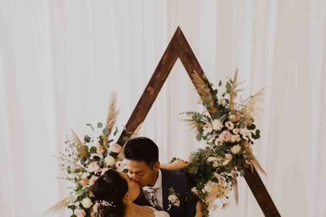 Arbor at the Port Wedding