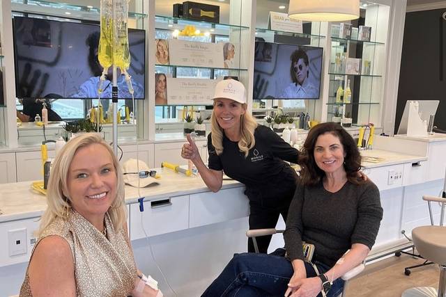 Getting hydrated at Drybar!