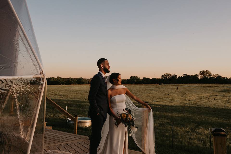 Bride and groom
