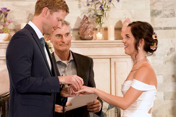 Bride and groom
