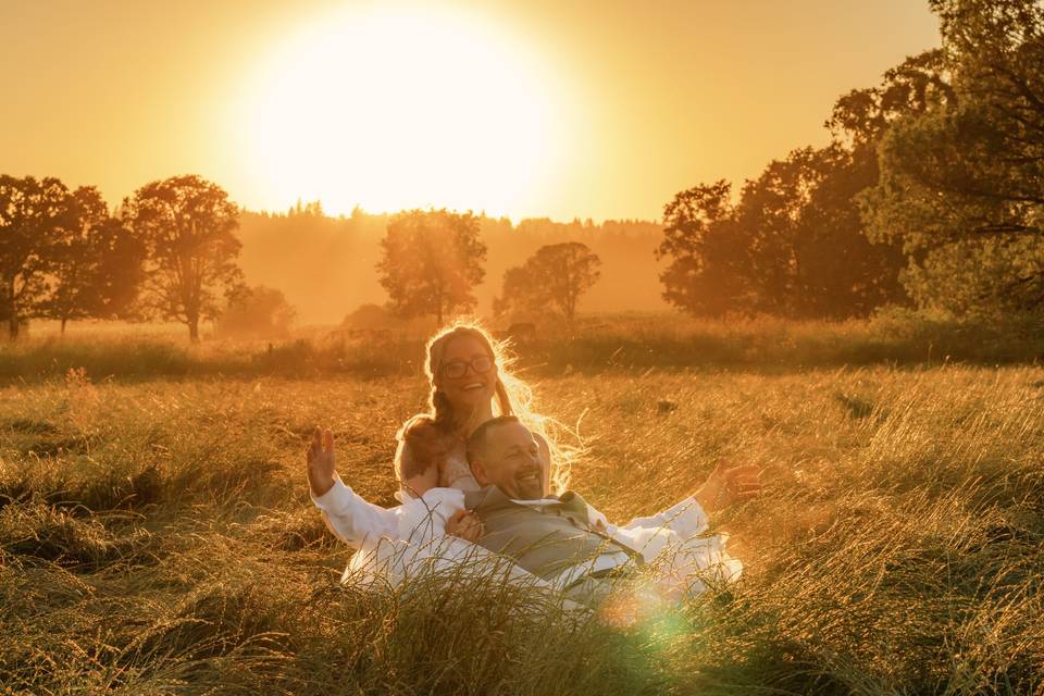 Rustic Wedding - Sunset