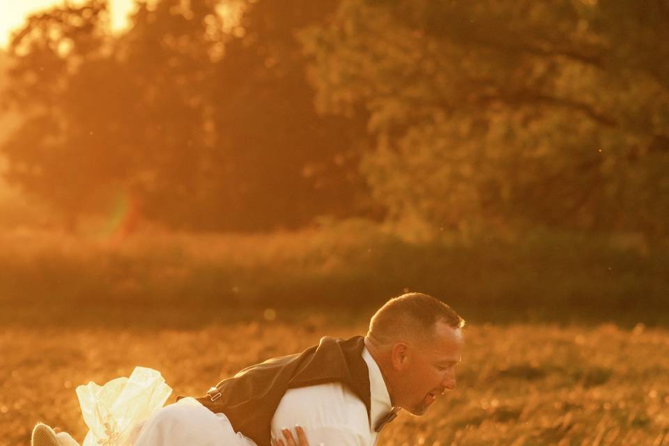 Rustic Wedding - Sunset