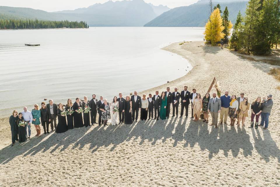 Wedding at the lake