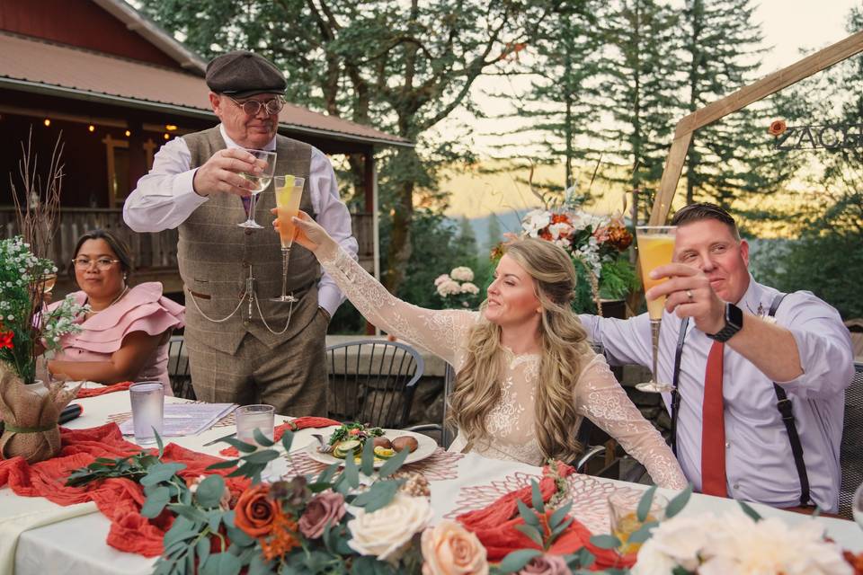 A country wedding