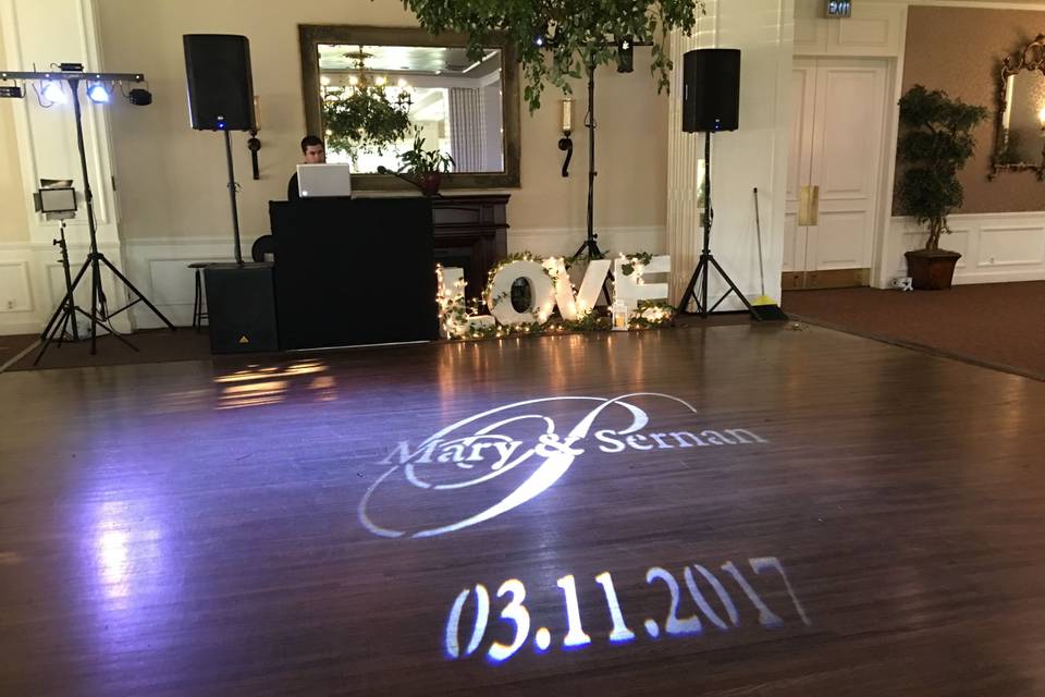 Beautiful dance floor