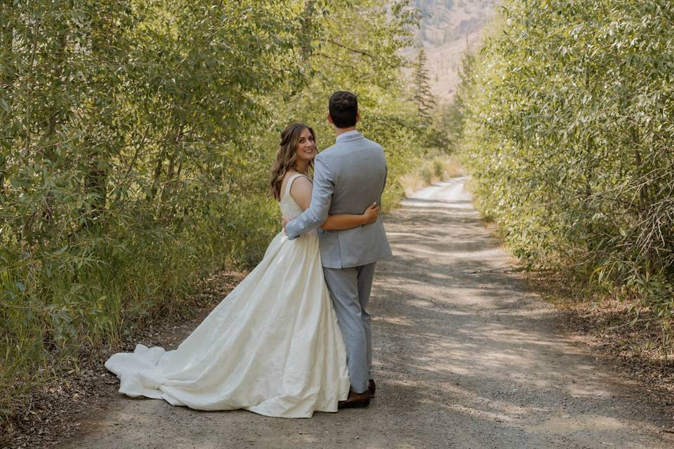 Romantic half up