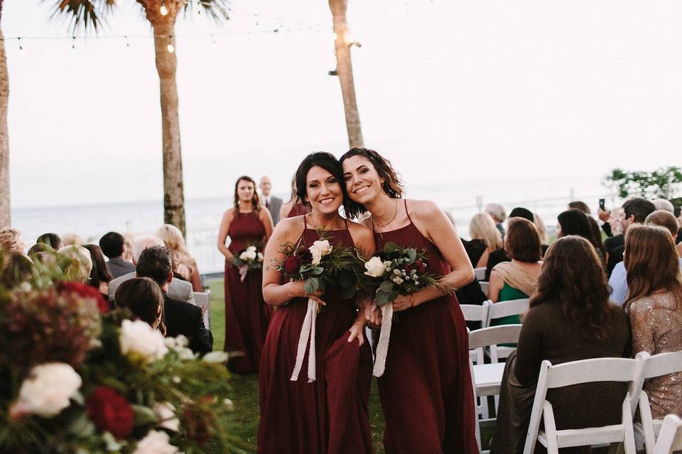 Leaving the ceremony (River West Photography)