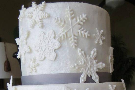 Snowflake Wedding Cake.