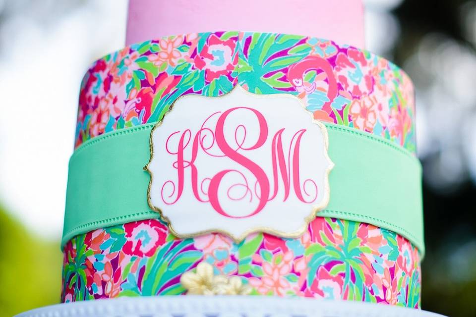 Lilly Pulitzer cake