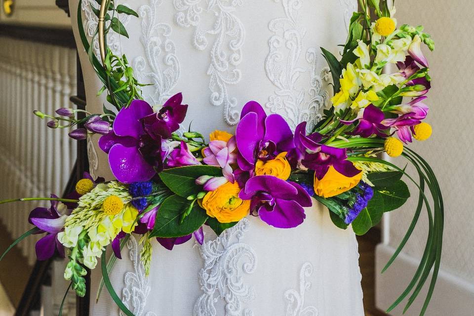 Bridal Hoop Bouquet