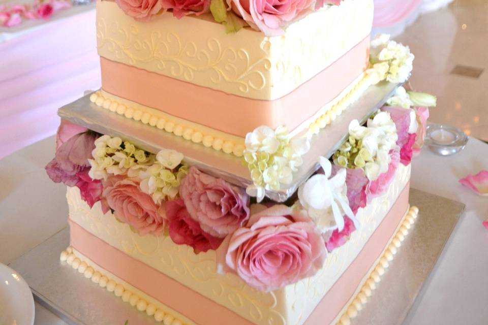Three tier cake