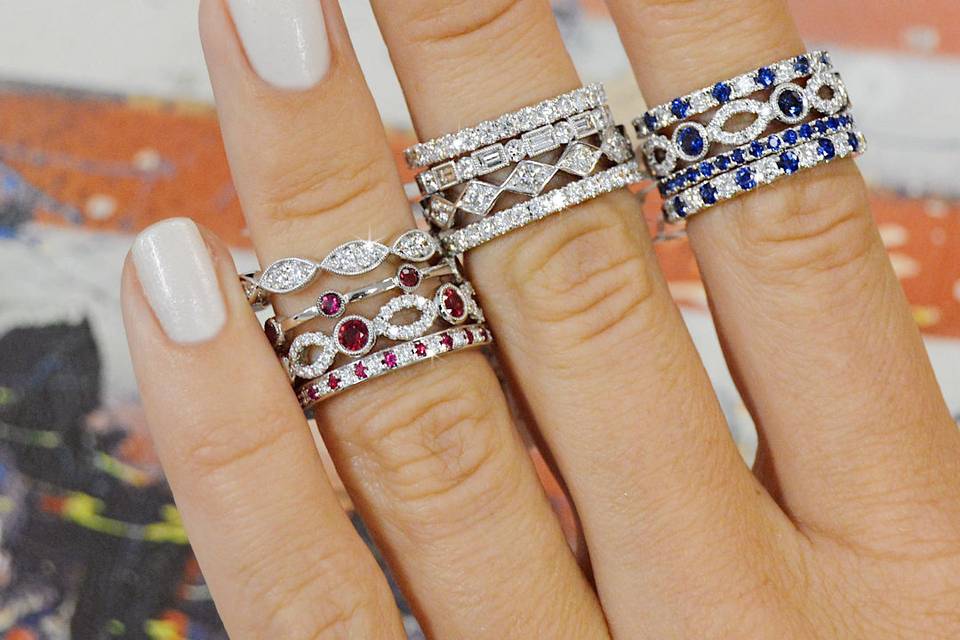 Wedding eternity bands by Ascot Diamonds Washington, DC