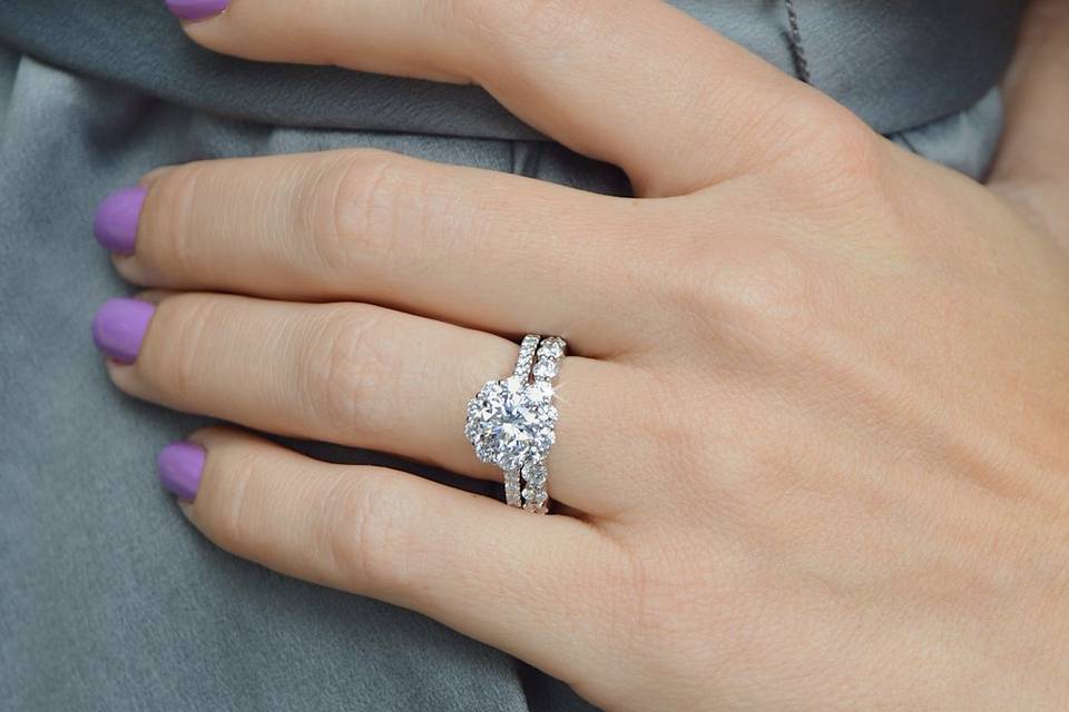 Custom made engagement ring