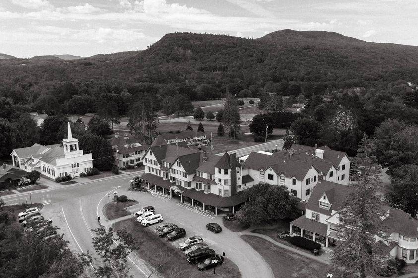 Arial B&W View