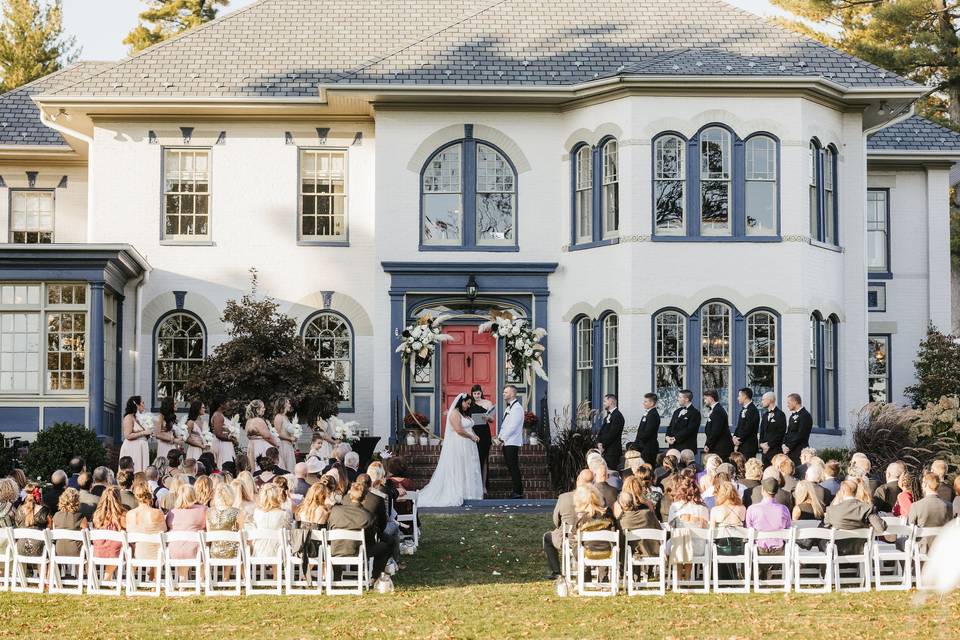 Mansion Front Ceremony