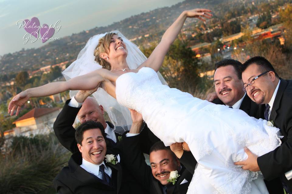 Carry the bride!