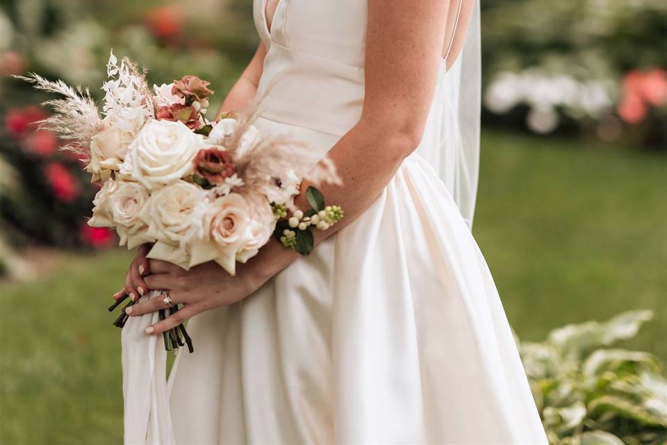 Sarah's bridal bouquet