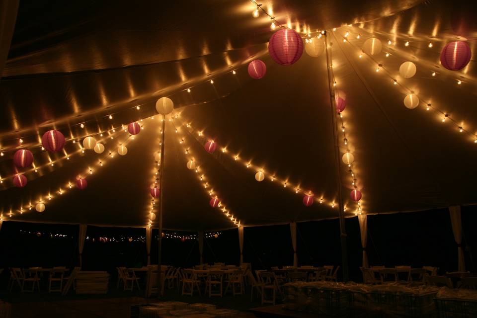 Tent lights and lanterns