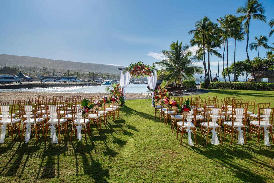 Oceanfront ceremony