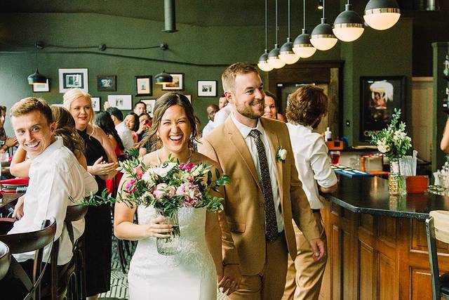Bride + groom