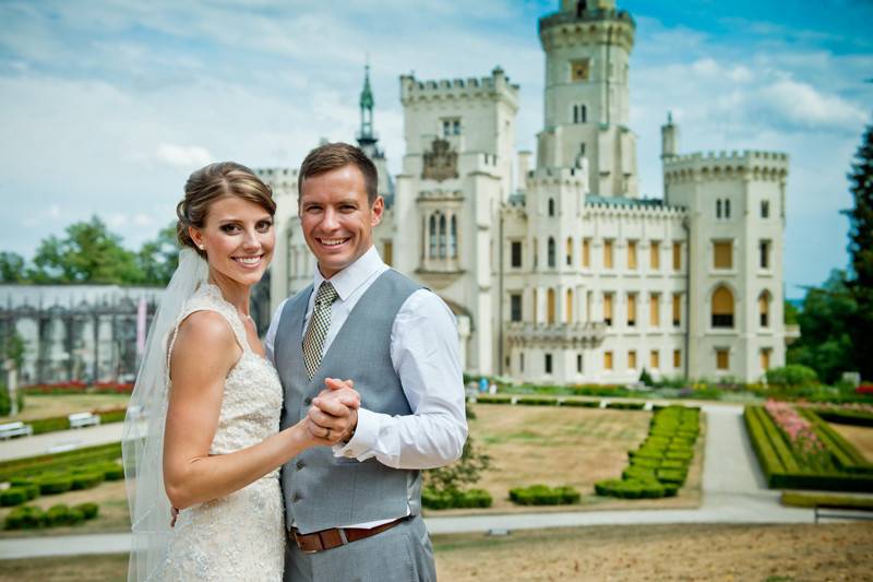 Wedding in Hluboka Castle in the Czech Republic