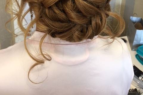 Wedding day hair