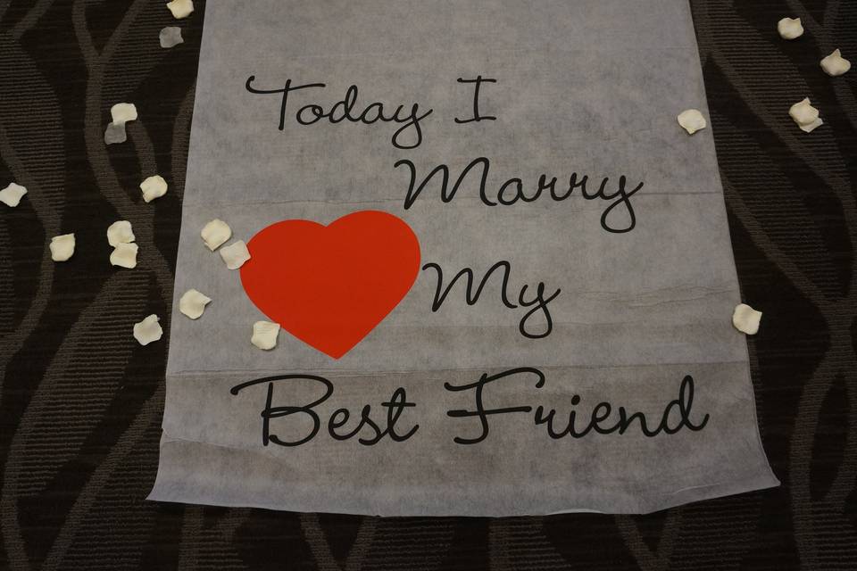 Today I Marry My Best Friend