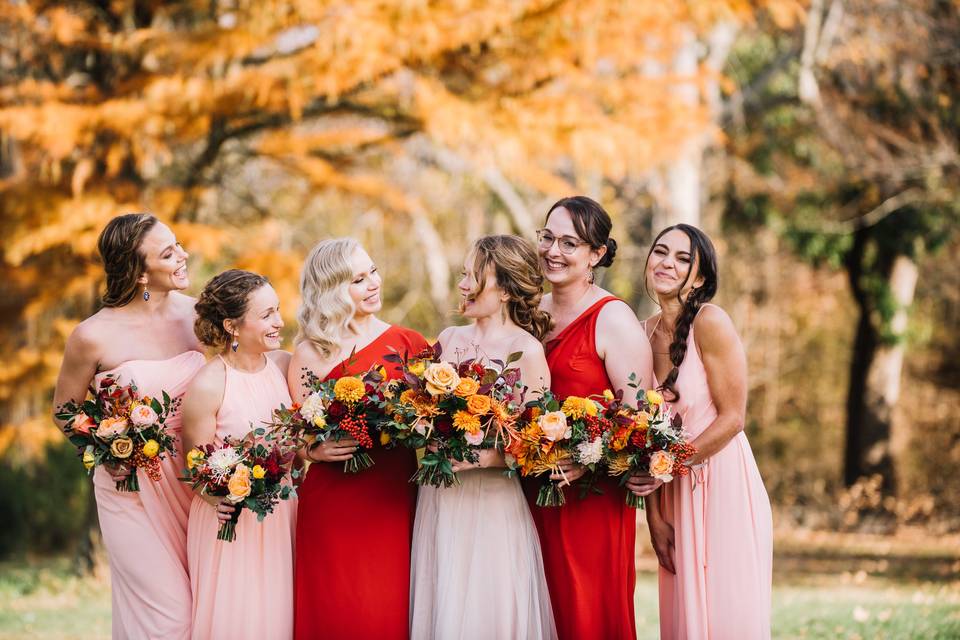 Fall wedding bouquets