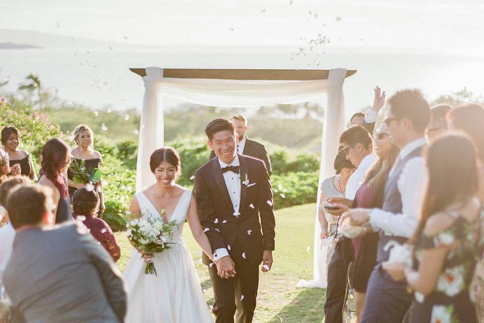 Couple ceremony portrait