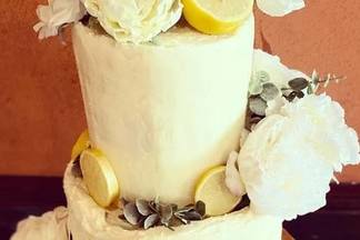 Lemon Themed Bridal Shower Cak