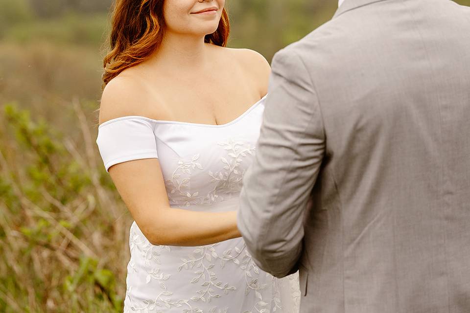 Mountaintop wedding