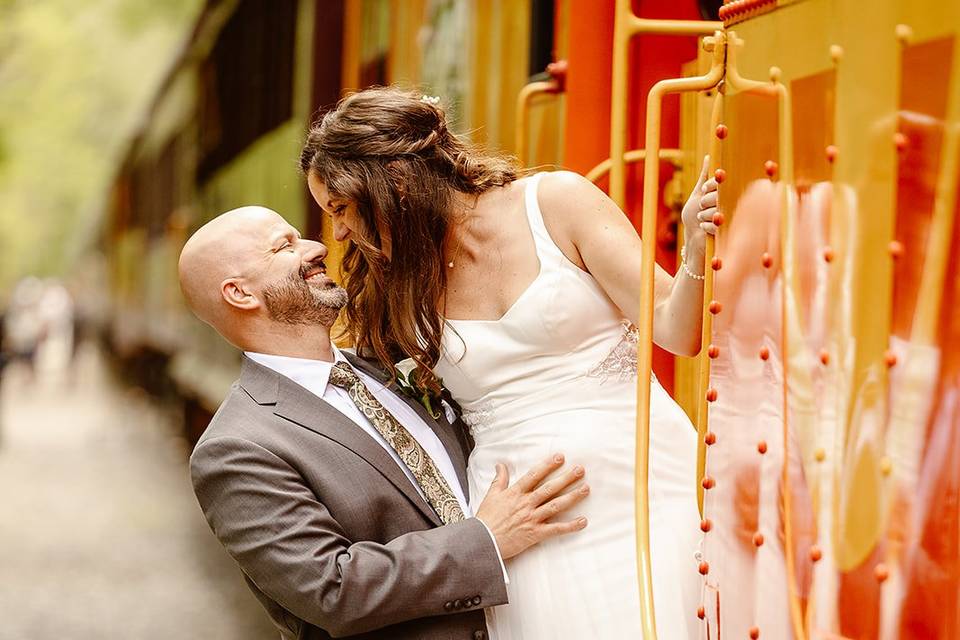 Train wedding