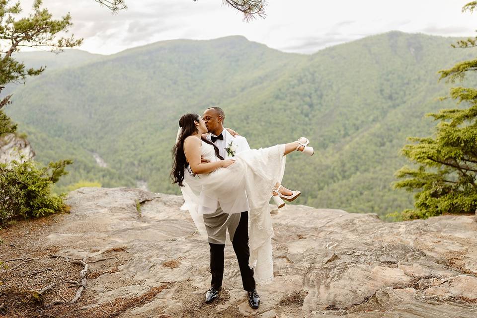Mountain wedding