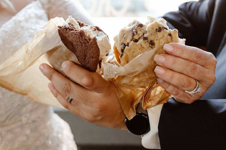Ice cream sandwiches