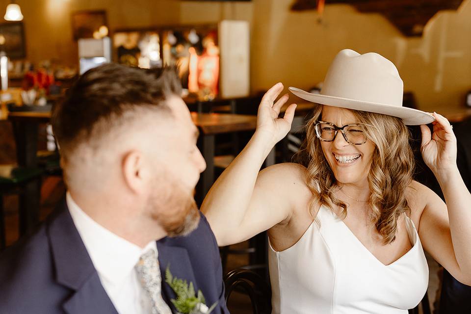 Brewery elopement