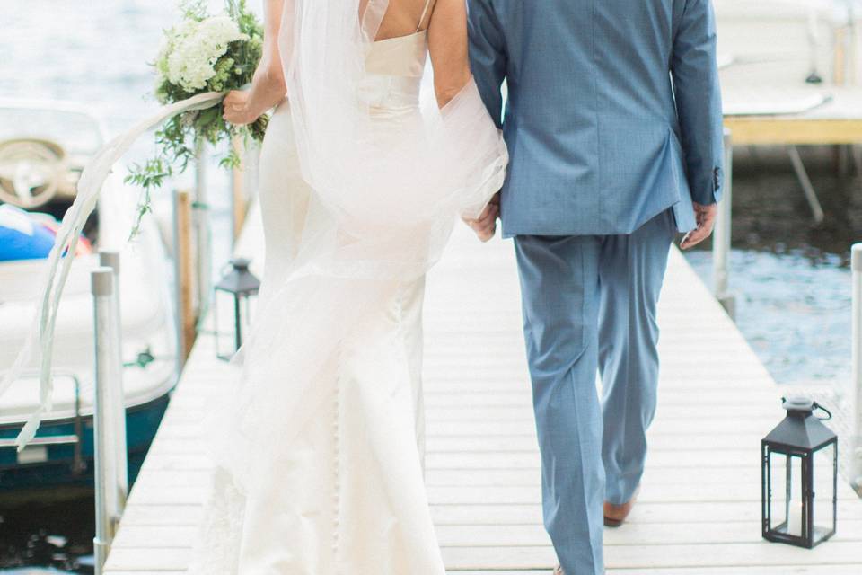 Taking a stroll on the dock