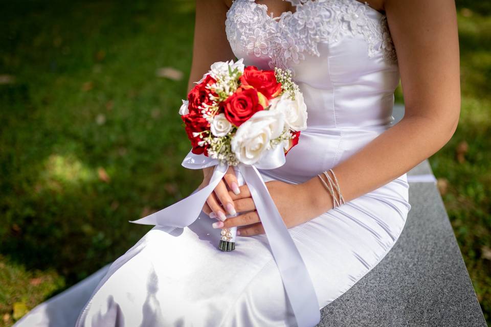 Red Elegance Bridal Bouquet