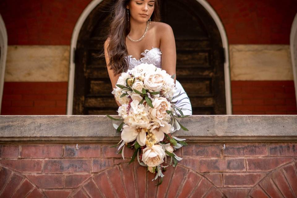 Tuscan Lace Bridal Bouquet