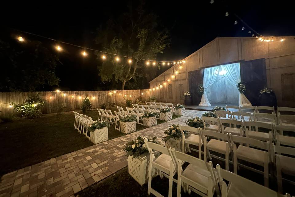 Wedding ceremony site