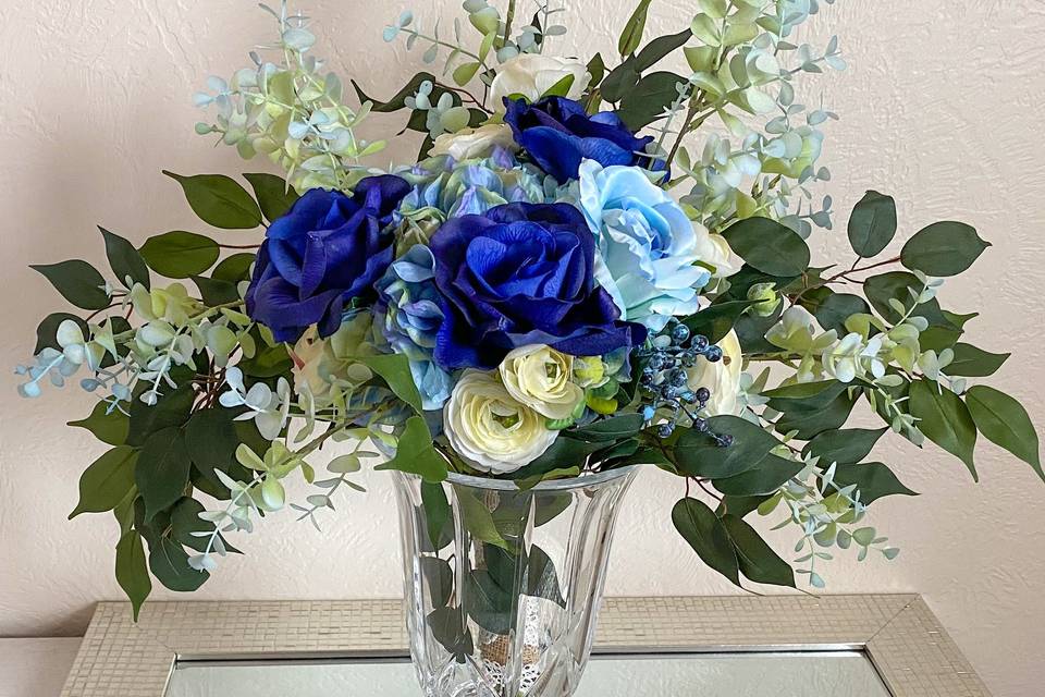 True Blue Love Bridal Bouquet