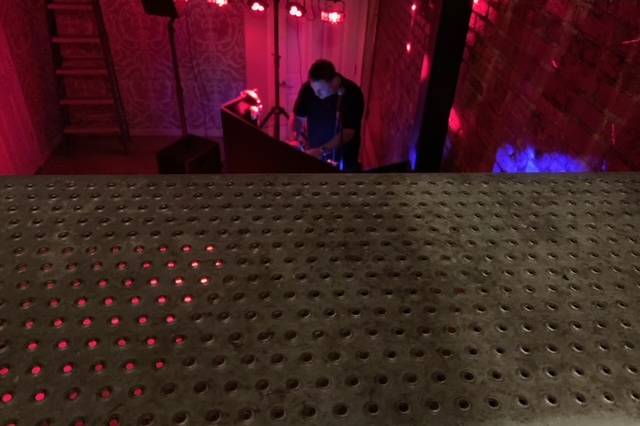 DJ Mike D mixing it perfectly