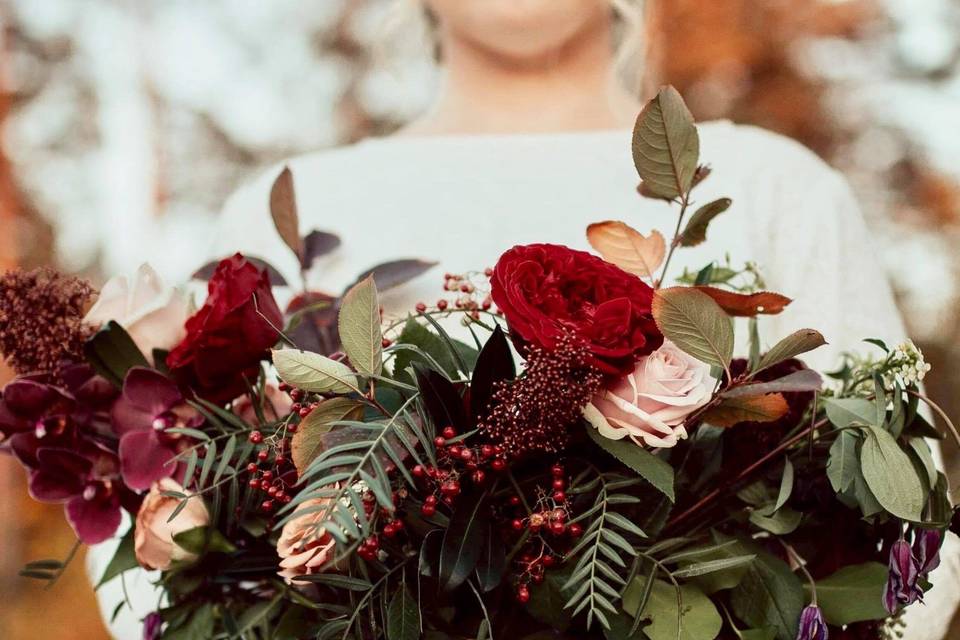 Elegant bridal bouquet