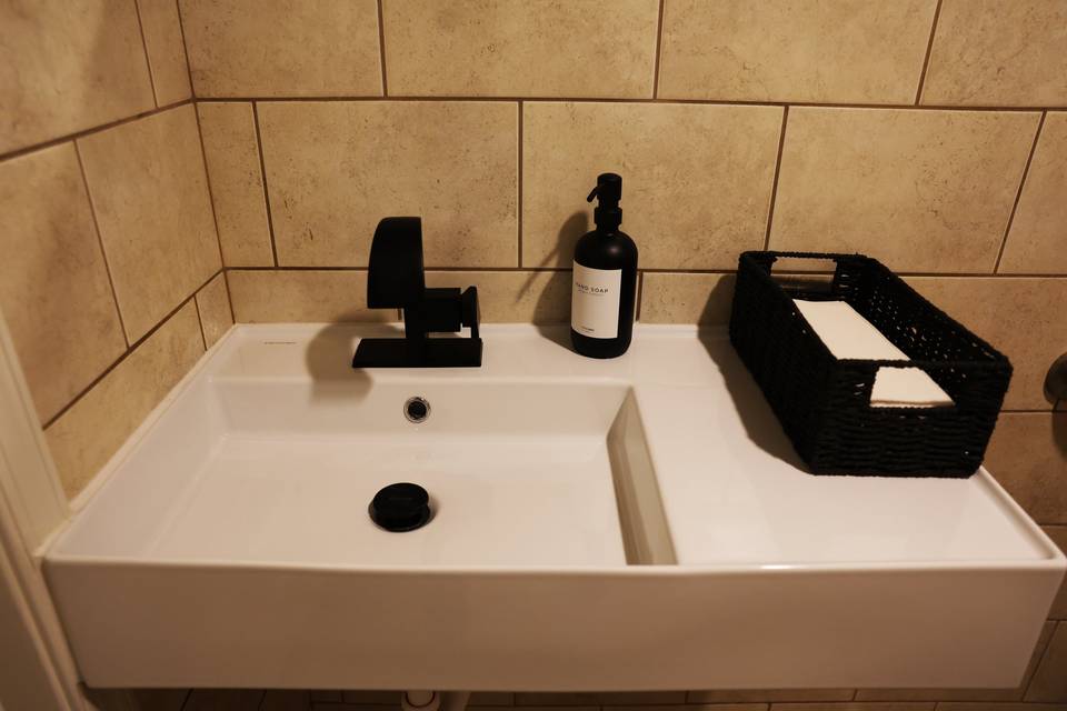 ADA Bathroom:Concrete Lounge