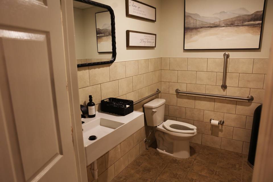 ADA Bathroom:Concrete Lounge