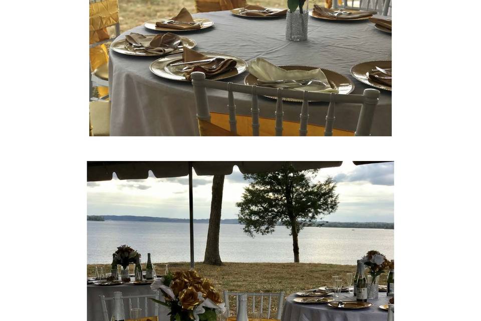 Tent reception (rented)